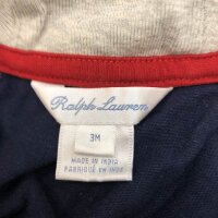 Body Langarm Blau-Grau-Rot Ralph Lauren 3M